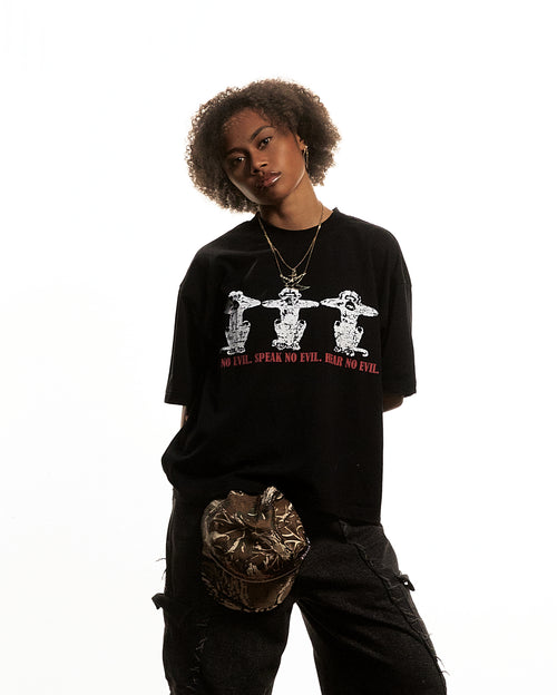 NO EVIL tee